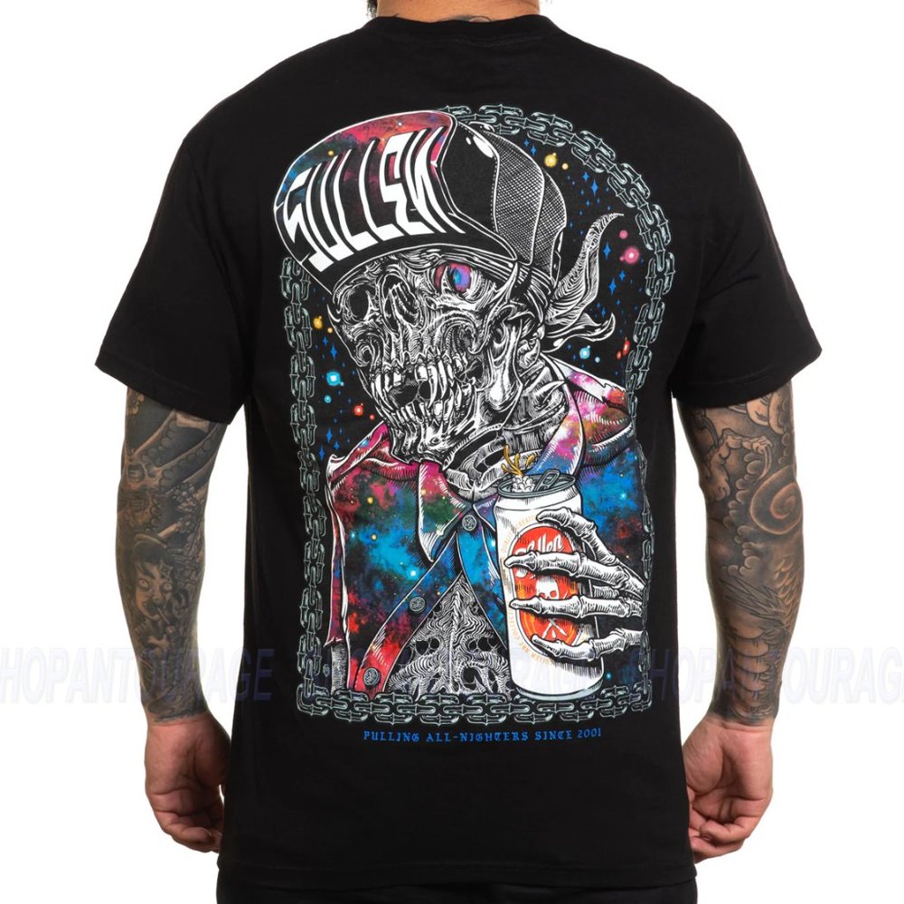 Sullen Art Collective All Night Standard Fit SCM5064 Short Sleeve Men`s T-shirt